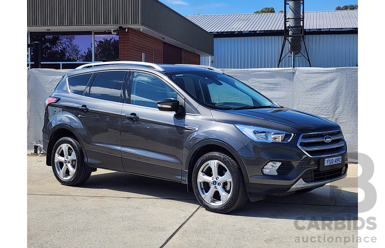 6/2018 Ford Escape Trend ZG MY18 4d Wagon Grey 1.5L