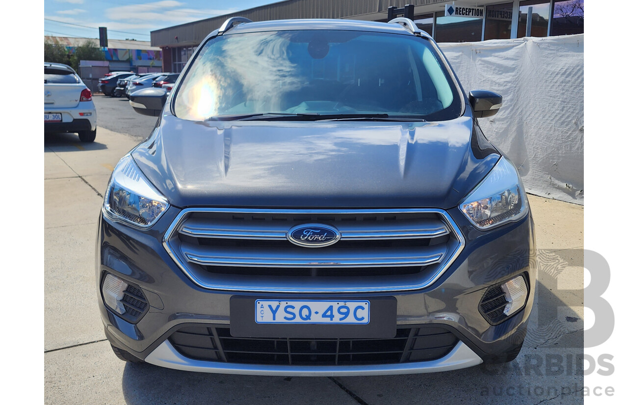 6/2018 Ford Escape Trend ZG MY18 4d Wagon Grey 1.5L