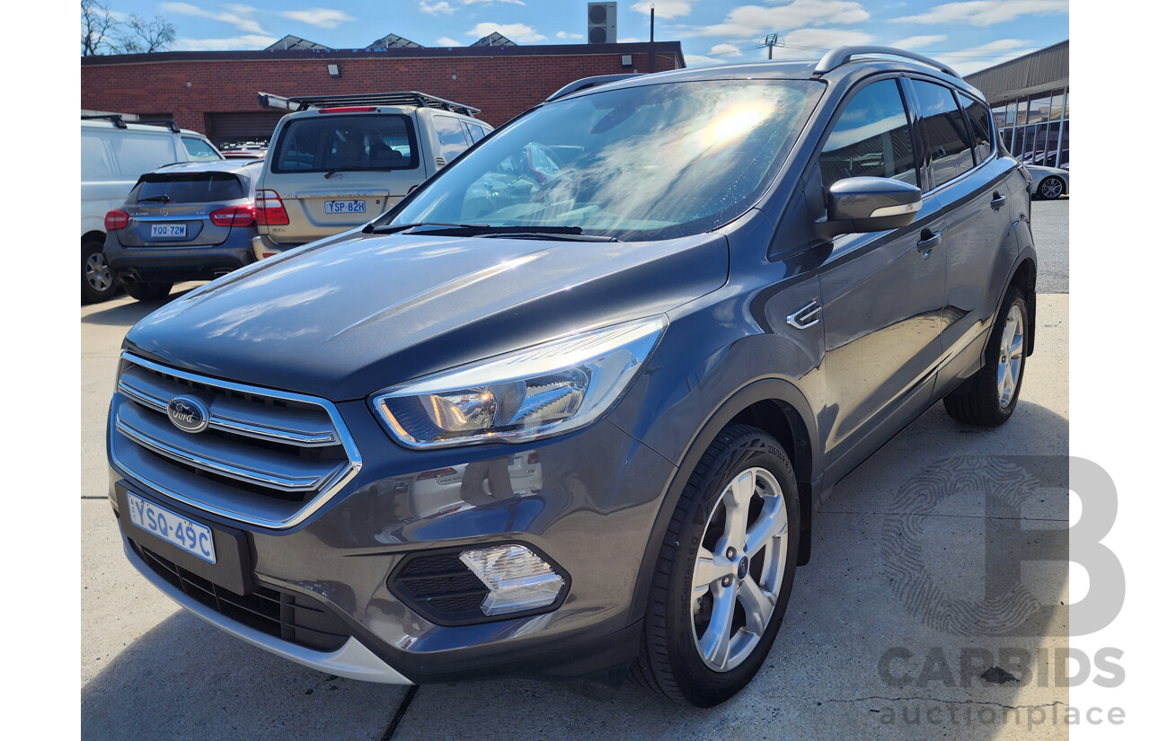 6/2018 Ford Escape Trend ZG MY18 4d Wagon Grey 1.5L