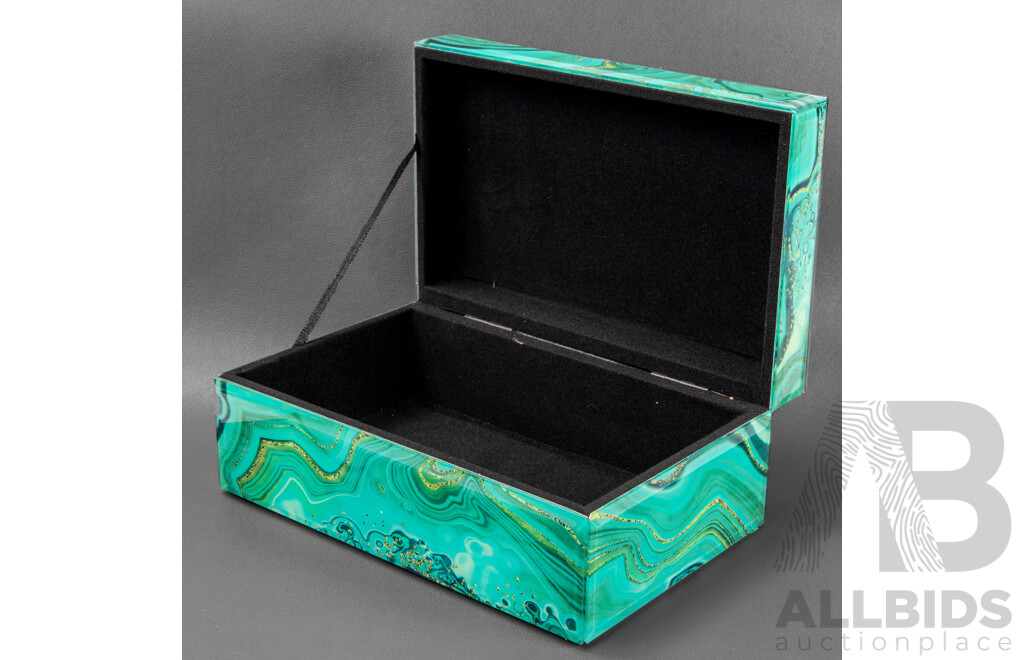 New Malachite Jewellery Box
