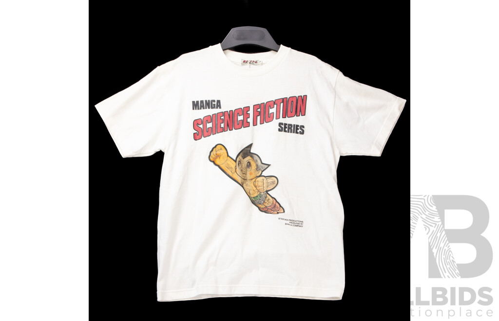 Vintage Japanese Mighty Atom Vinyl Astro Boy Jacket and T-Shirt by Tezuka Productions