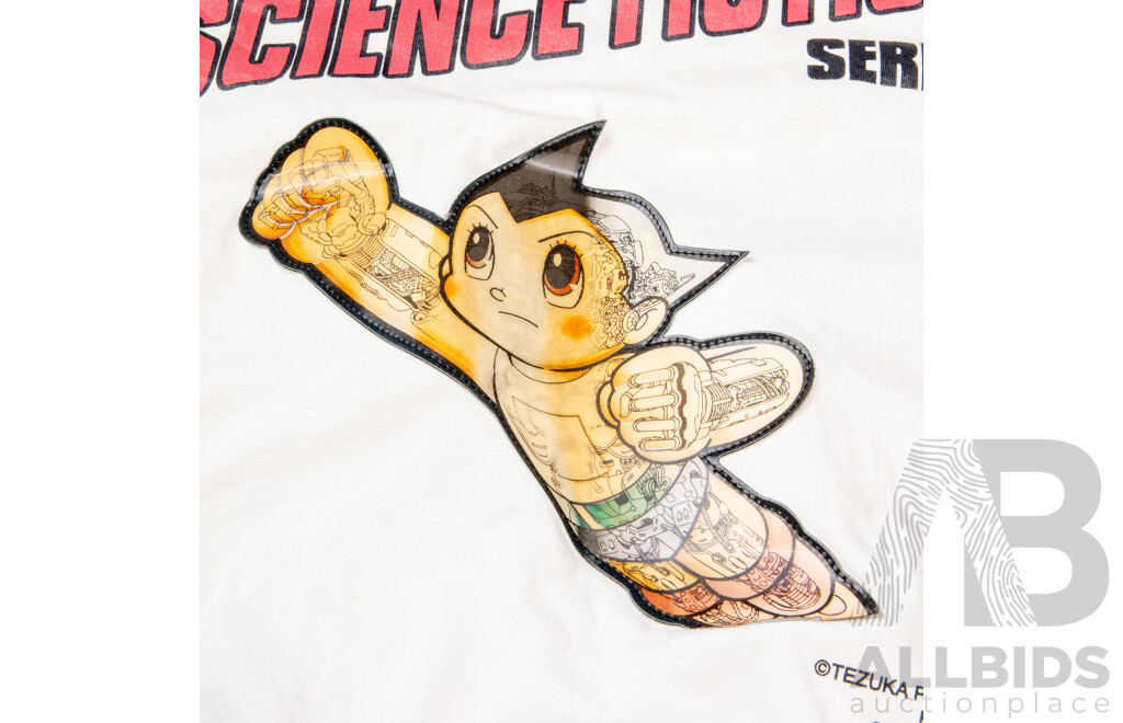 Vintage Japanese Mighty Atom Vinyl Astro Boy Jacket and T-Shirt by Tezuka Productions