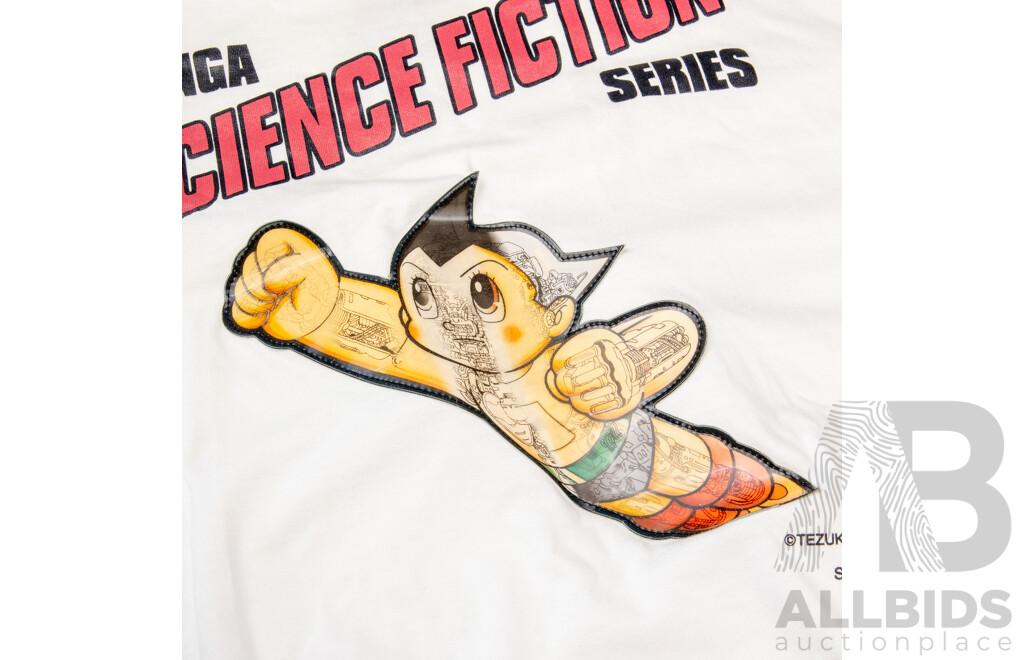 Vintage Japanese Mighty Atom Vinyl Astro Boy Jacket and T-Shirt by Tezuka Productions
