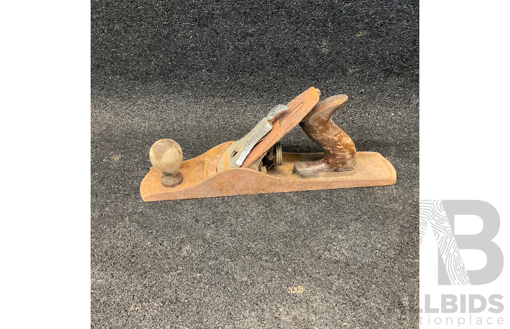 Mixed Vintage Hand Tool Lot - Stanley Hand Plane, Wood Clamp, Hammer, Trowel & More