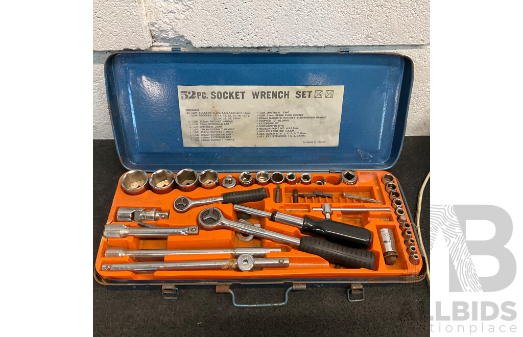 Vintage Sokect Wrench Set & 1.5mm2 Electra Cable