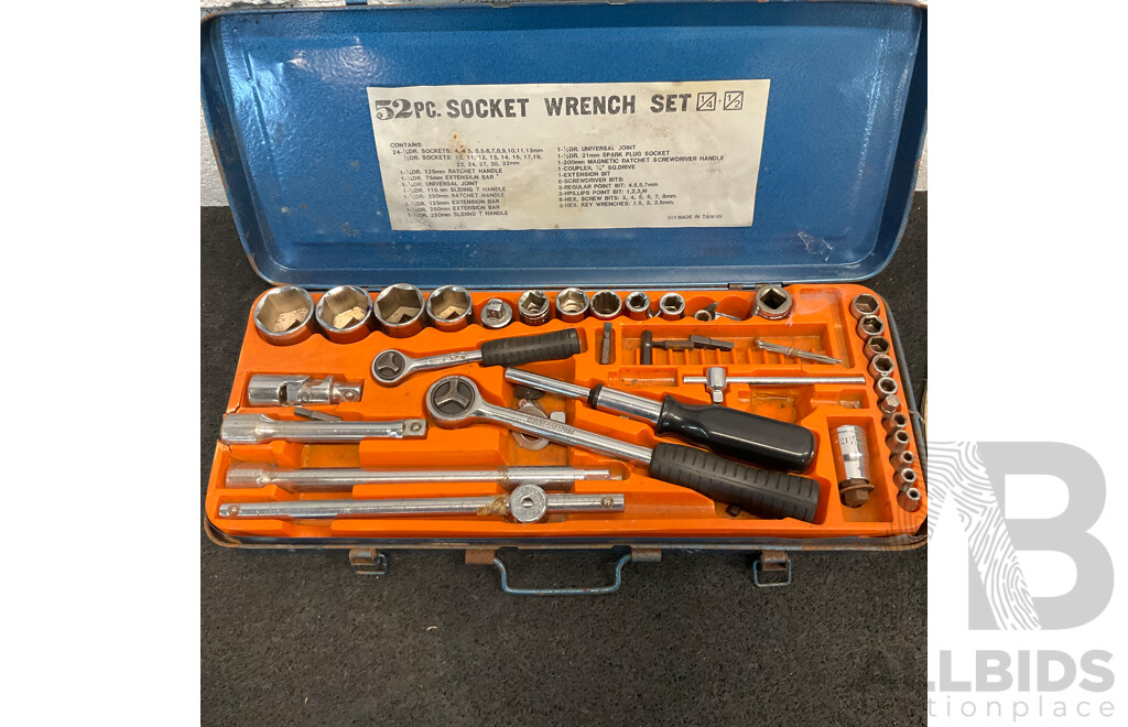 Vintage Sokect Wrench Set & 1.5mm2 Electra Cable