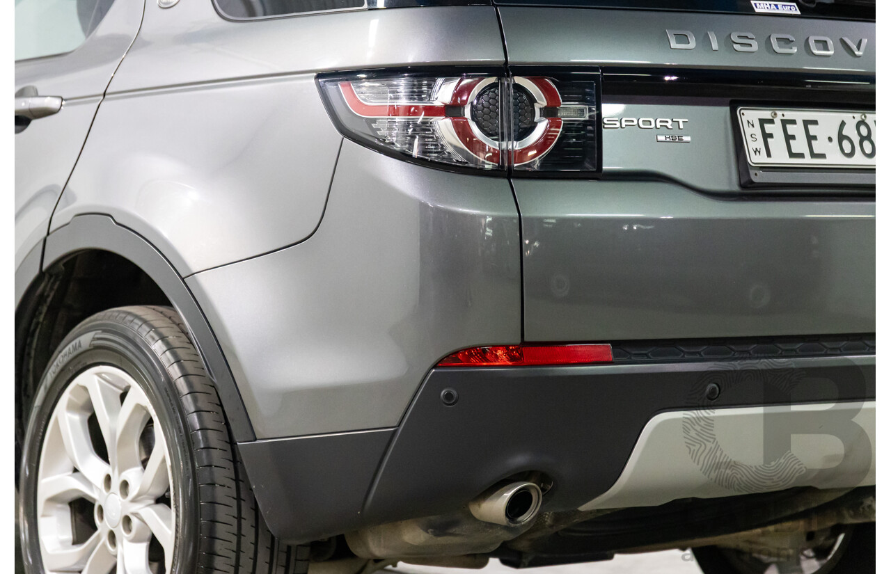 05/2017 Land Rover Discovery Sport TD4 180 HSE (AWD) LC MY17 4d Wagon Corris Grey Metallic/ Santorini Black Roof Turbo Diesel 2.0L - 7 Seater