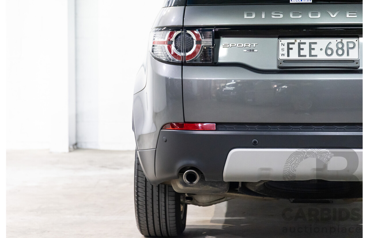05/2017 Land Rover Discovery Sport TD4 180 HSE (AWD) LC MY17 4d Wagon Corris Grey Metallic/ Santorini Black Roof Turbo Diesel 2.0L - 7 Seater