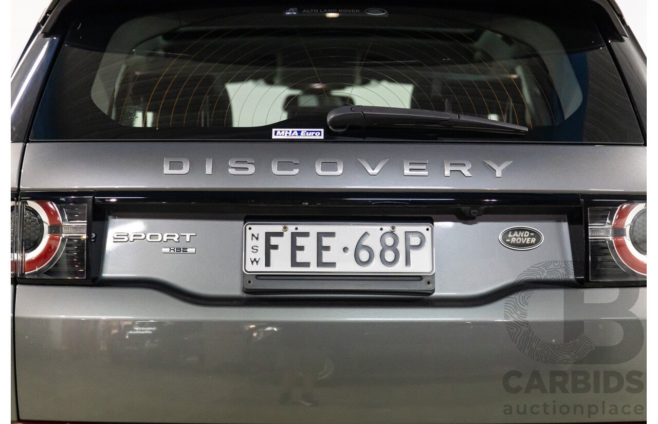 05/2017 Land Rover Discovery Sport TD4 180 HSE (AWD) LC MY17 4d Wagon Corris Grey Metallic/ Santorini Black Roof Turbo Diesel 2.0L - 7 Seater