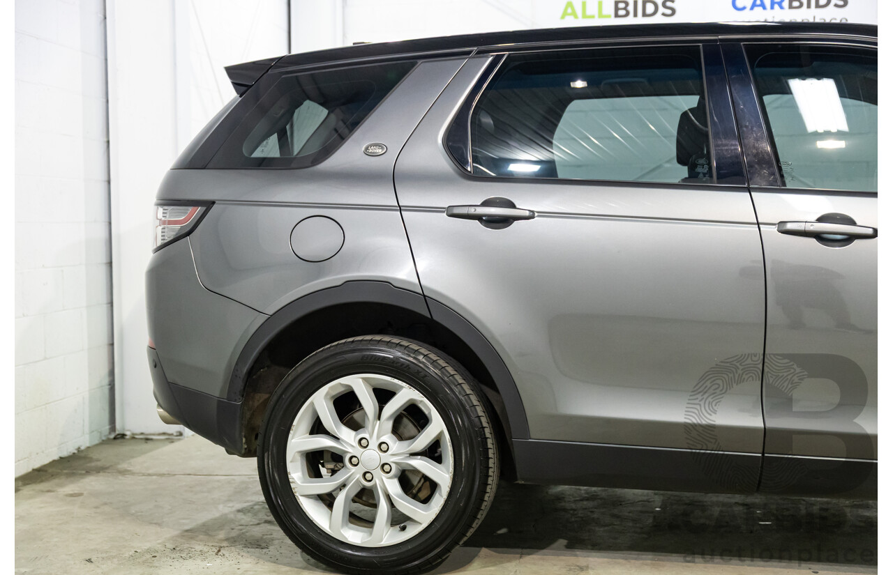 05/2017 Land Rover Discovery Sport TD4 180 HSE (AWD) LC MY17 4d Wagon Corris Grey Metallic/ Santorini Black Roof Turbo Diesel 2.0L - 7 Seater