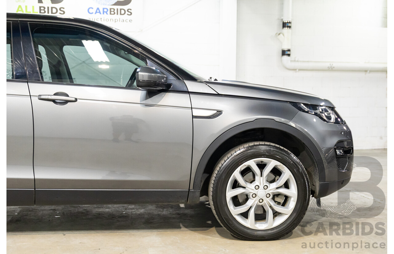 05/2017 Land Rover Discovery Sport TD4 180 HSE (AWD) LC MY17 4d Wagon Corris Grey Metallic/ Santorini Black Roof Turbo Diesel 2.0L - 7 Seater