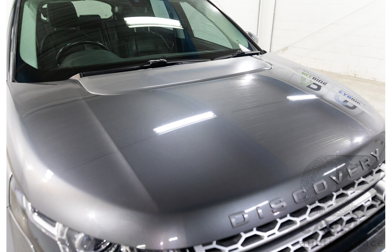 05/2017 Land Rover Discovery Sport TD4 180 HSE (AWD) LC MY17 4d Wagon Corris Grey Metallic/ Santorini Black Roof Turbo Diesel 2.0L - 7 Seater