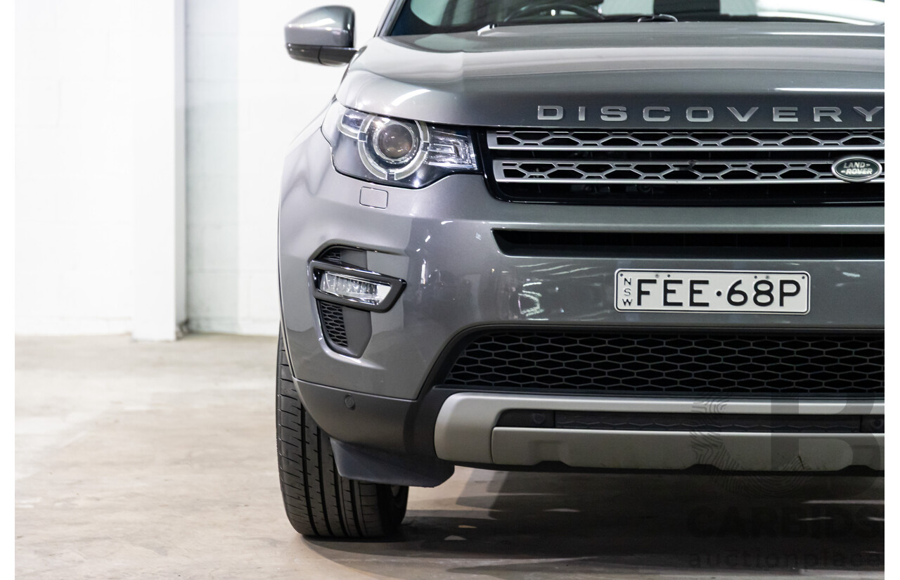 05/2017 Land Rover Discovery Sport TD4 180 HSE (AWD) LC MY17 4d Wagon Corris Grey Metallic/ Santorini Black Roof Turbo Diesel 2.0L - 7 Seater