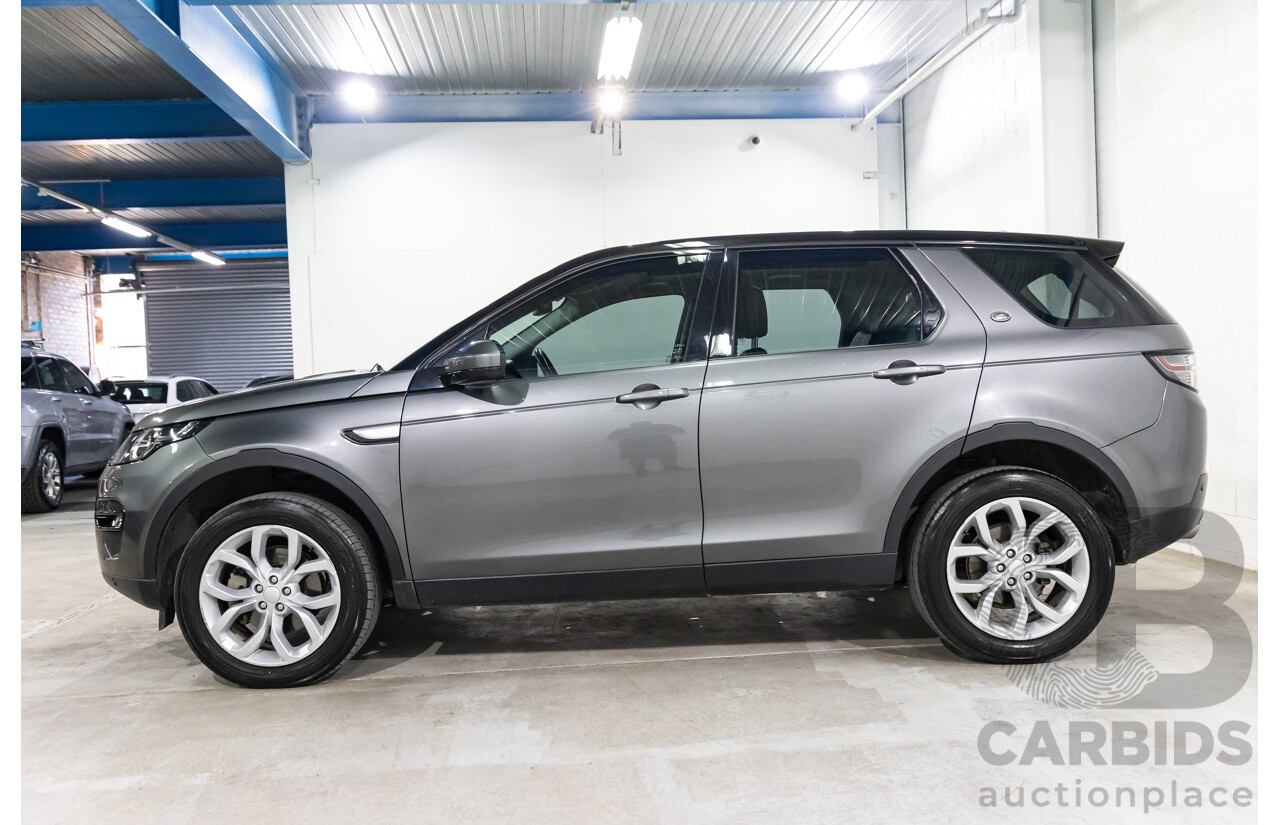 05/2017 Land Rover Discovery Sport TD4 180 HSE (AWD) LC MY17 4d Wagon Corris Grey Metallic/ Santorini Black Roof Turbo Diesel 2.0L - 7 Seater