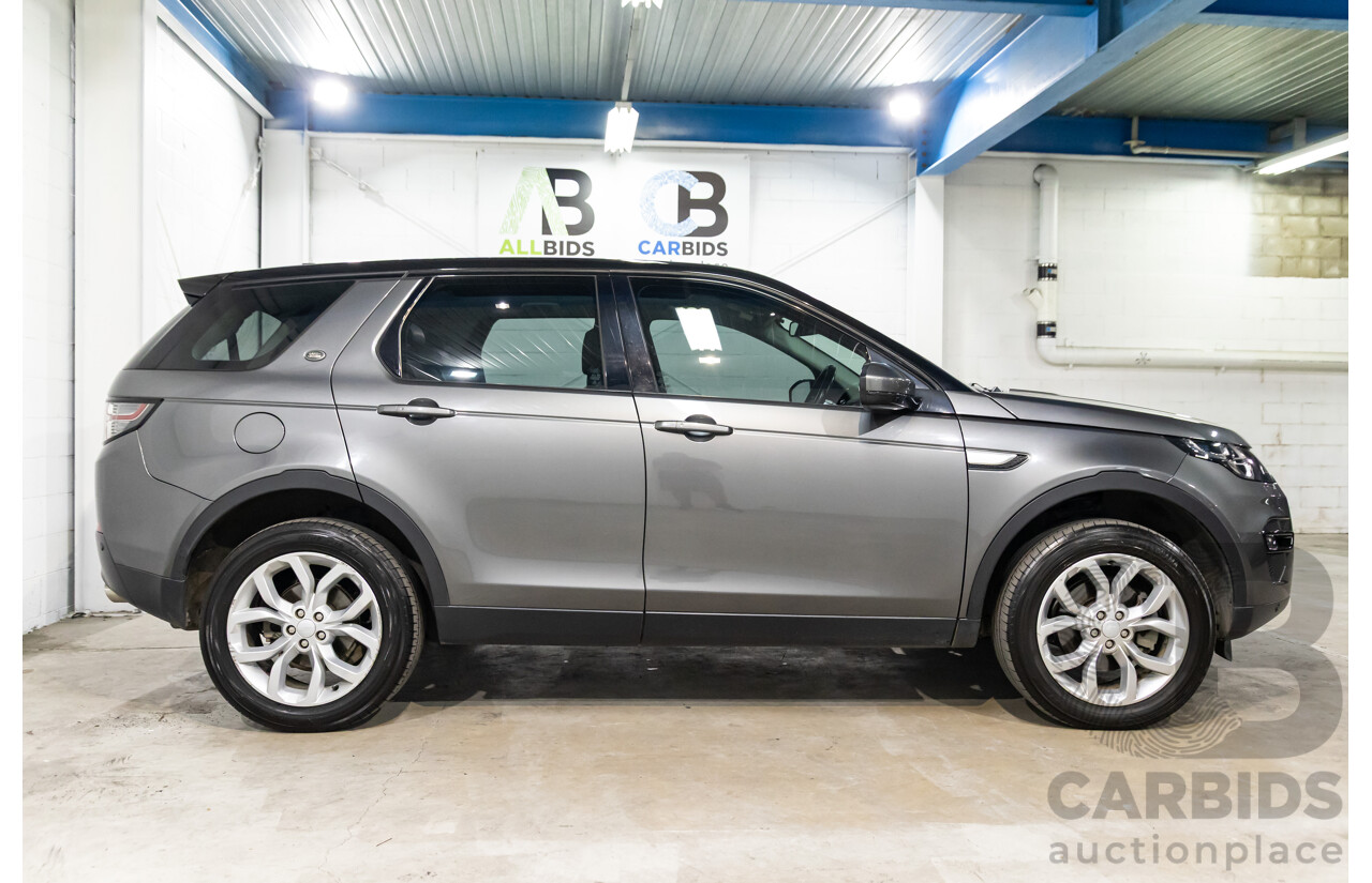 05/2017 Land Rover Discovery Sport TD4 180 HSE (AWD) LC MY17 4d Wagon Corris Grey Metallic/ Santorini Black Roof Turbo Diesel 2.0L - 7 Seater
