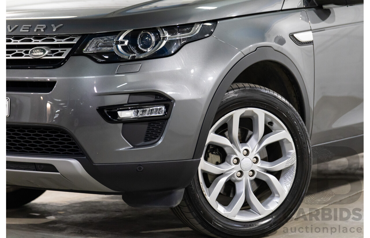05/2017 Land Rover Discovery Sport TD4 180 HSE (AWD) LC MY17 4d Wagon Corris Grey Metallic/ Santorini Black Roof Turbo Diesel 2.0L - 7 Seater