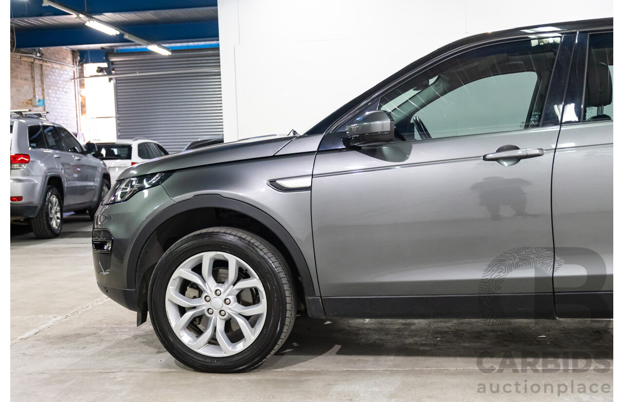 05/2017 Land Rover Discovery Sport TD4 180 HSE (AWD) LC MY17 4d Wagon Corris Grey Metallic/ Santorini Black Roof Turbo Diesel 2.0L - 7 Seater