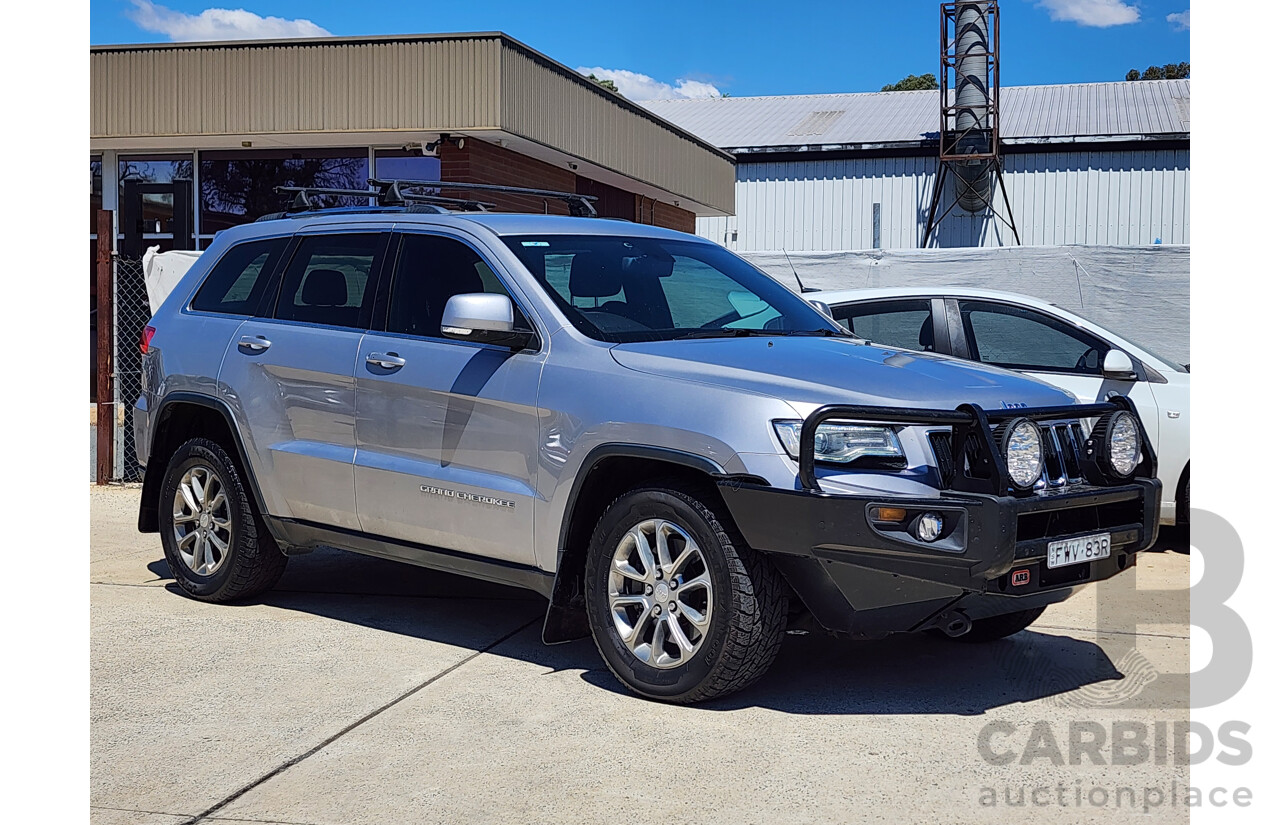 5/2014 Jeep Grand Cherokee Laredo (4x4) WK MY14 4d Wagon Silver 3.0L