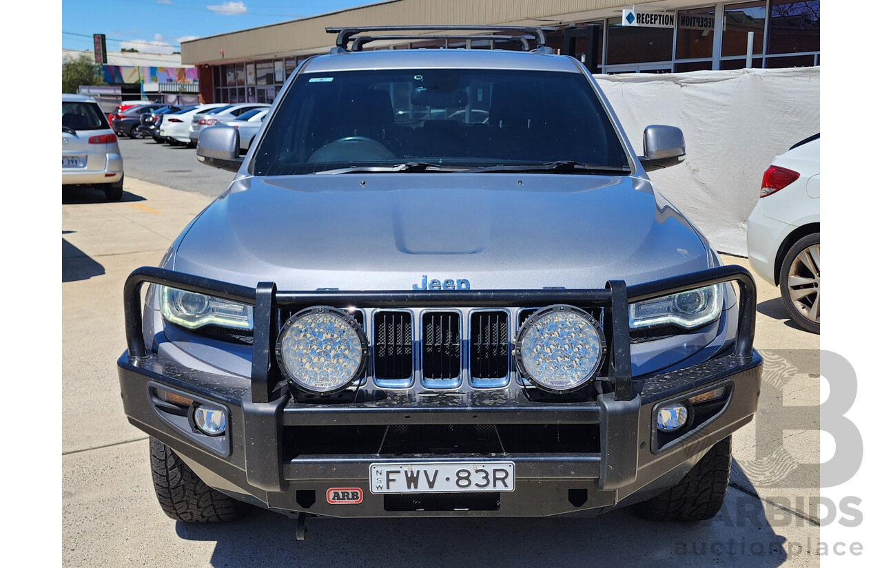 5/2014 Jeep Grand Cherokee Laredo (4x4) WK MY14 4d Wagon Silver 3.0L