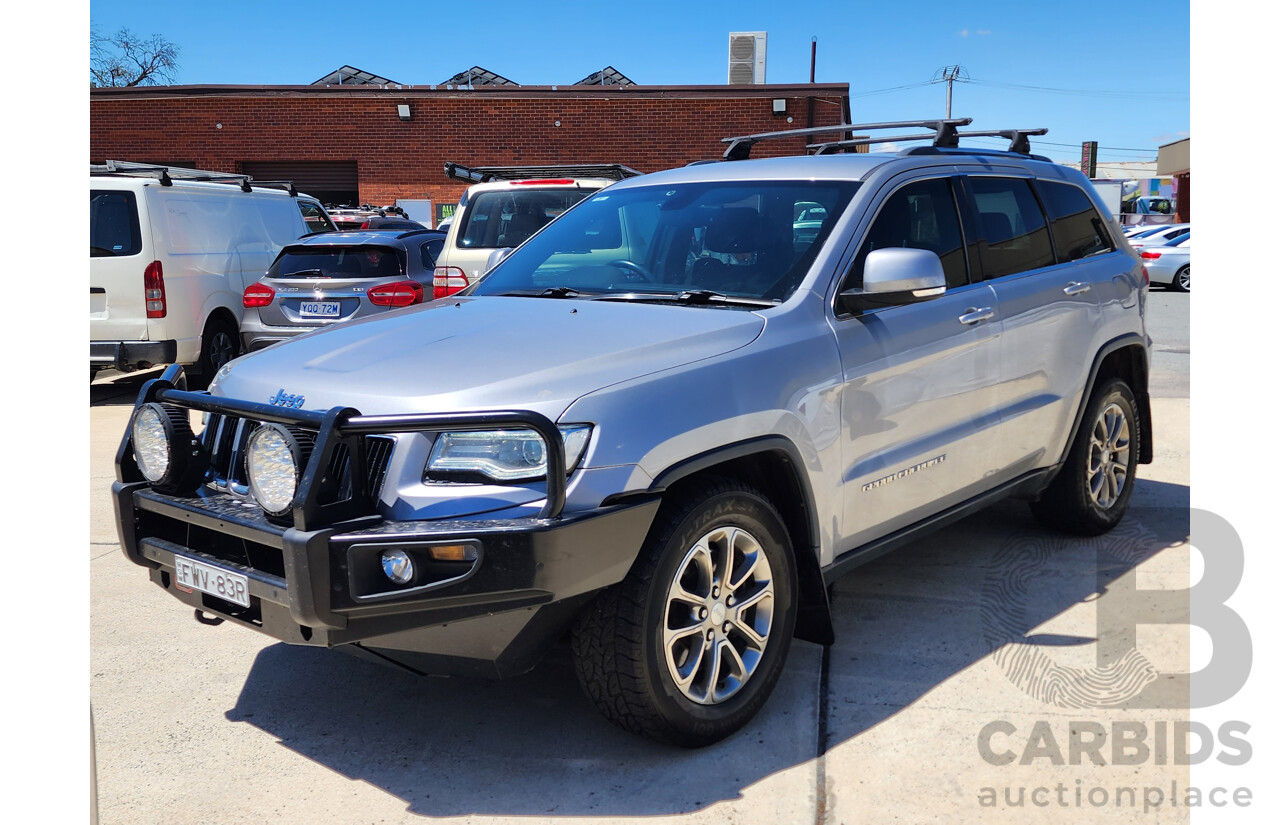 5/2014 Jeep Grand Cherokee Laredo (4x4) WK MY14 4d Wagon Silver 3.0L