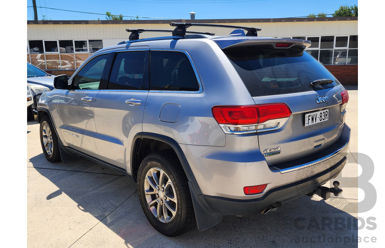 5/2014 Jeep Grand Cherokee Laredo (4x4) WK MY14 4d Wagon Silver 3.0L