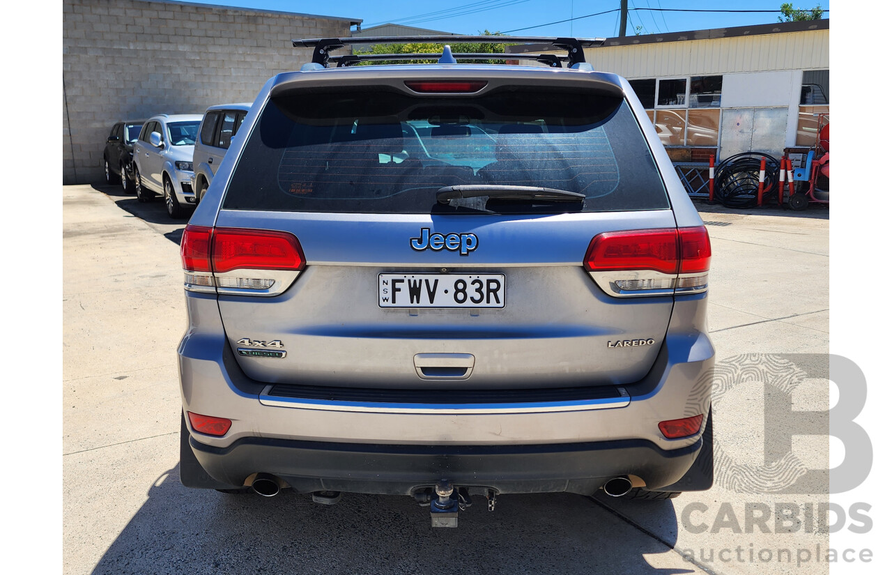 5/2014 Jeep Grand Cherokee Laredo (4x4) WK MY14 4d Wagon Silver 3.0L