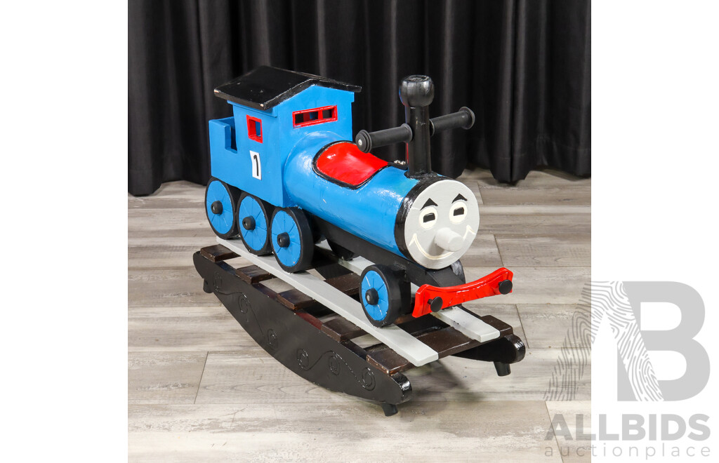 Painted Thomas the Tank Engine Rocker