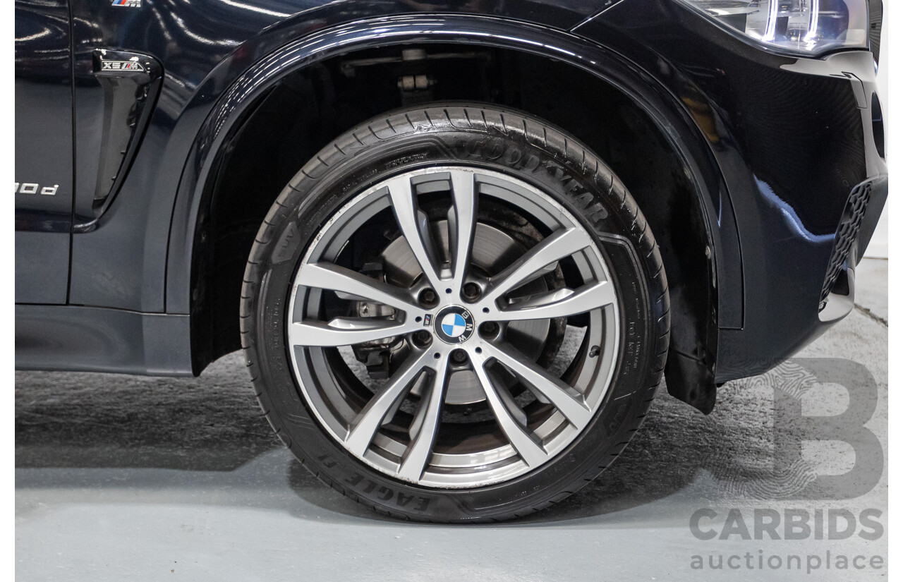 4/2016 BMW X5 xDrive30d (AWD) F15 MY16 4D Wagon Carbonschwarz Black Metallic Turbo Diesel 3.0L