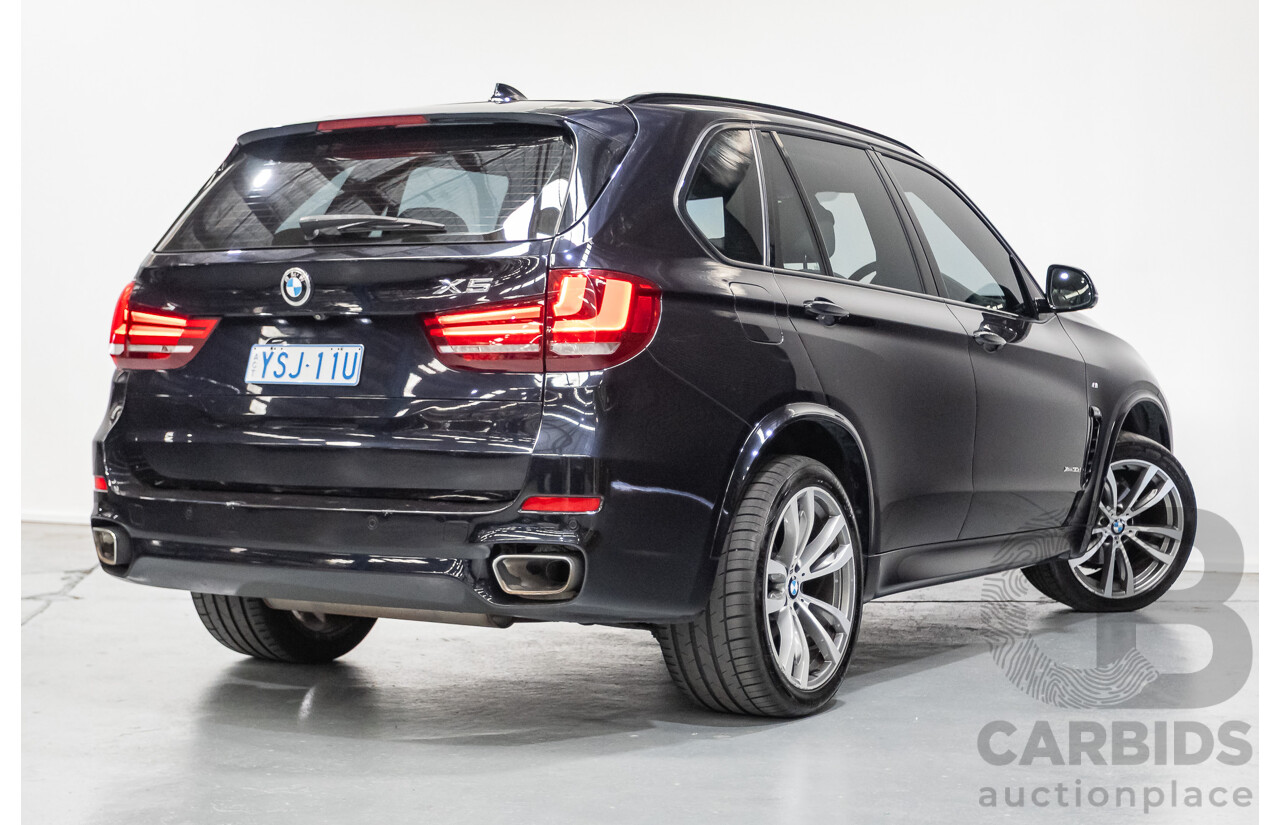 4/2016 BMW X5 xDrive30d (AWD) F15 MY16 4D Wagon Carbonschwarz Black Metallic Turbo Diesel 3.0L