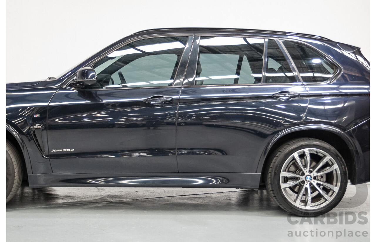 4/2016 BMW X5 xDrive30d (AWD) F15 MY16 4D Wagon Carbonschwarz Black Metallic Turbo Diesel 3.0L