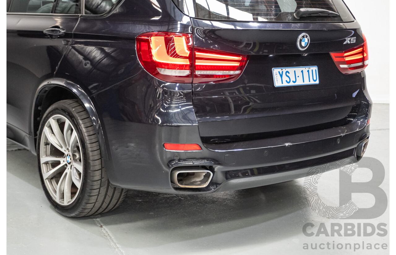 4/2016 BMW X5 xDrive30d (AWD) F15 MY16 4D Wagon Carbonschwarz Black Metallic Turbo Diesel 3.0L