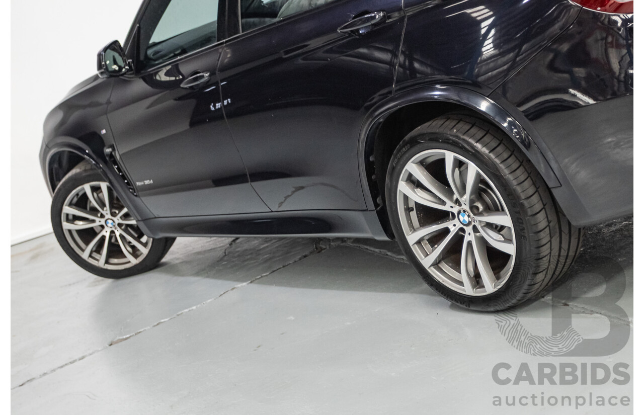 4/2016 BMW X5 xDrive30d (AWD) F15 MY16 4D Wagon Carbonschwarz Black Metallic Turbo Diesel 3.0L
