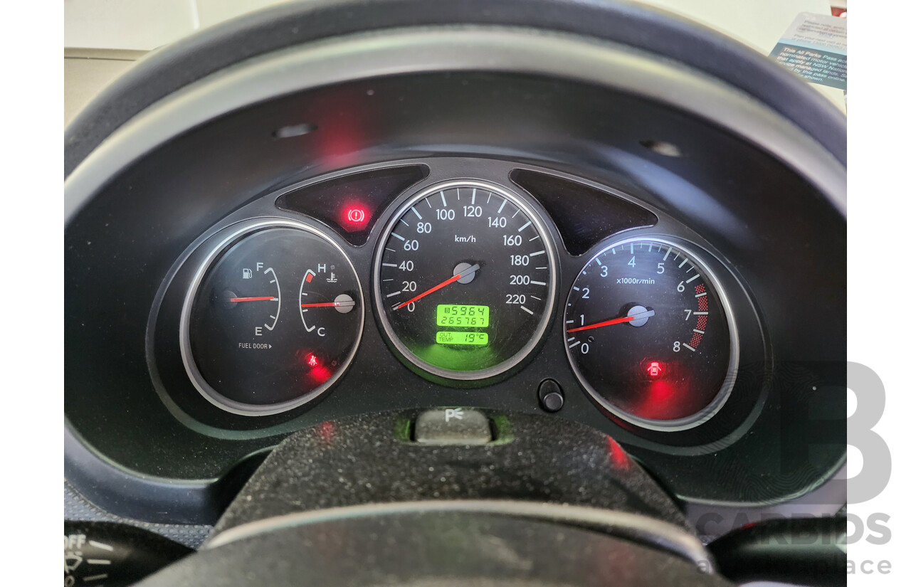 6/2005 Subaru Forester X MY05 4d Wagon White 2.5L