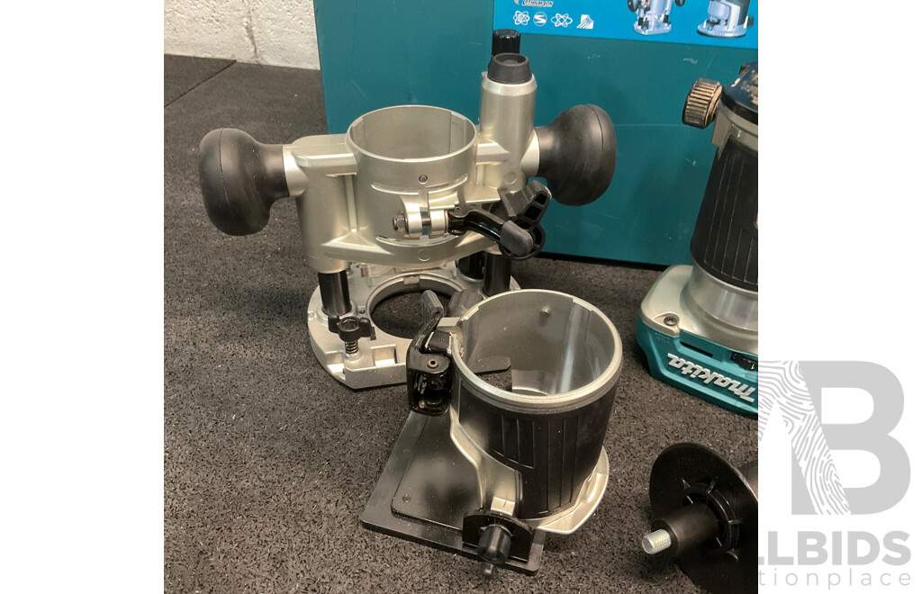 MAKITA 18V Brushless Laminate Trimmer / Router (DRT50ZJX2) - Skin Only