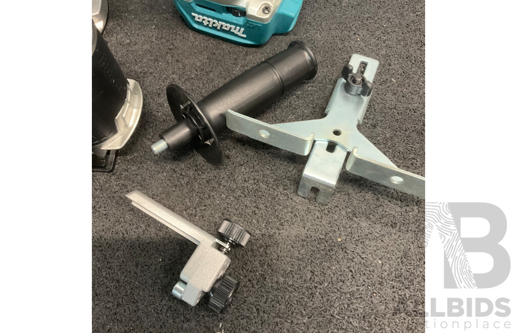 MAKITA 18V Brushless Laminate Trimmer / Router (DRT50ZJX2) - Skin Only