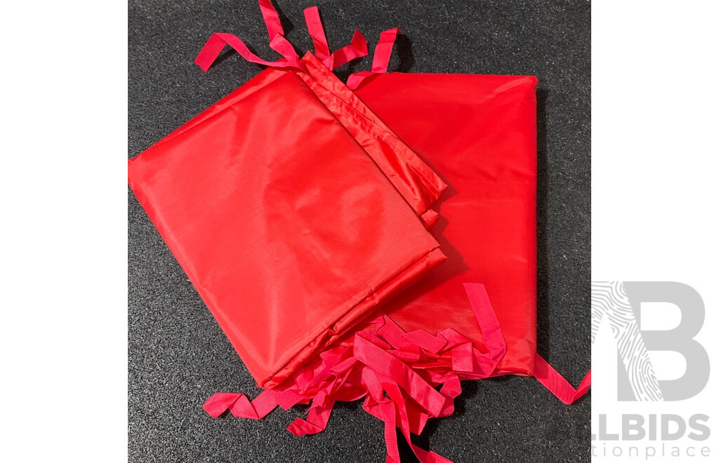 Blue and Red Outdoor Canopy Tent Cover 195x 240cm - Lot of 28