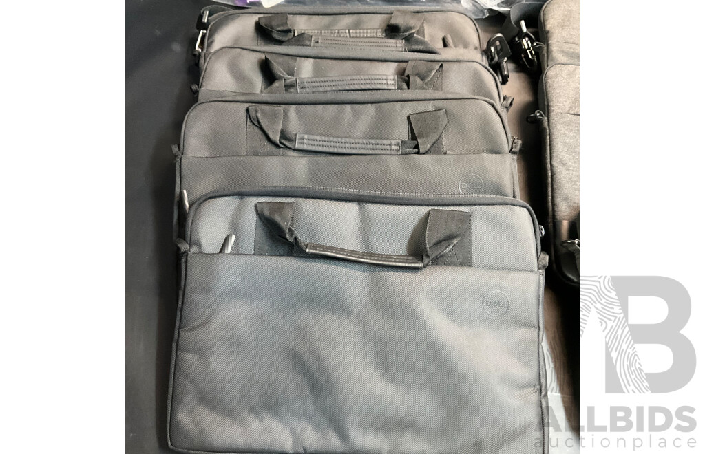 Assorted  Dell ,Targus Computer Carry Bag - Lot of 9