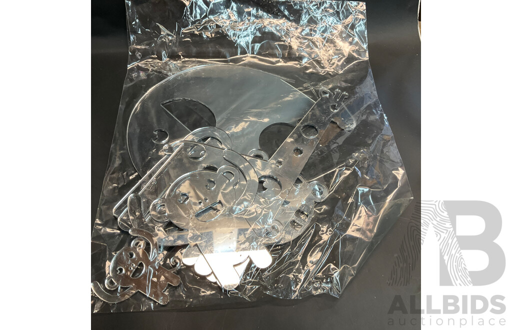 Assorted Animals Craft Wood & Mirror DIY Decoration