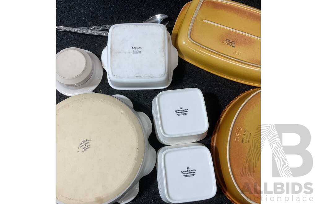 Collection of Various Vintage Dishes, Cups and Mugs