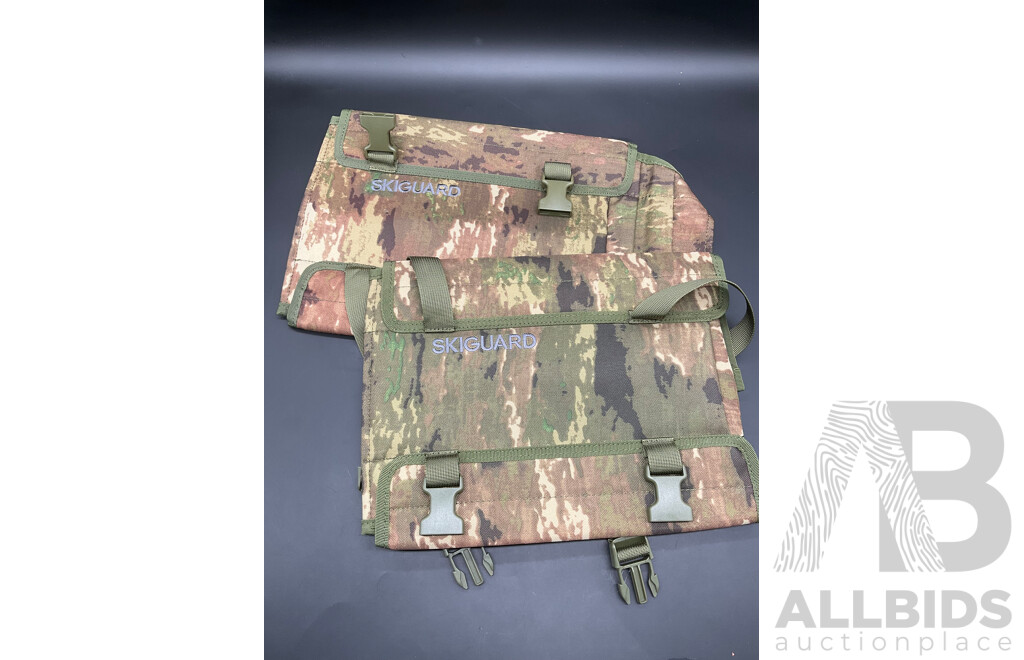 STAR WARS Action Figure (Hasbro SA) and Assorted SKIGUARD Camouflage Snake Gaiters - Lot of 4