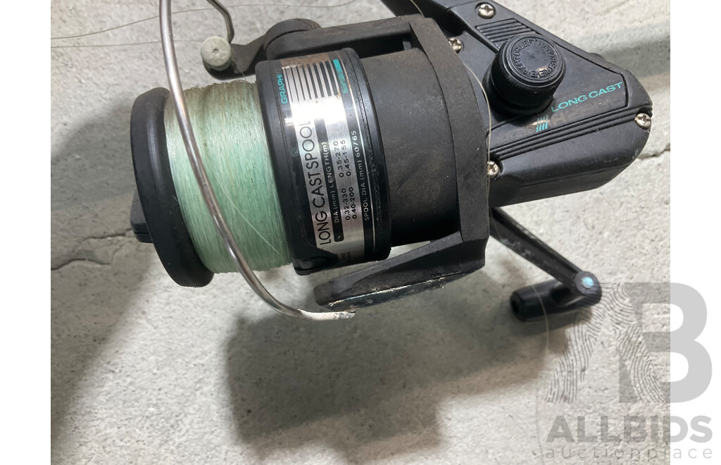 Assorted  Fishing Rods and Case - Lot of 6