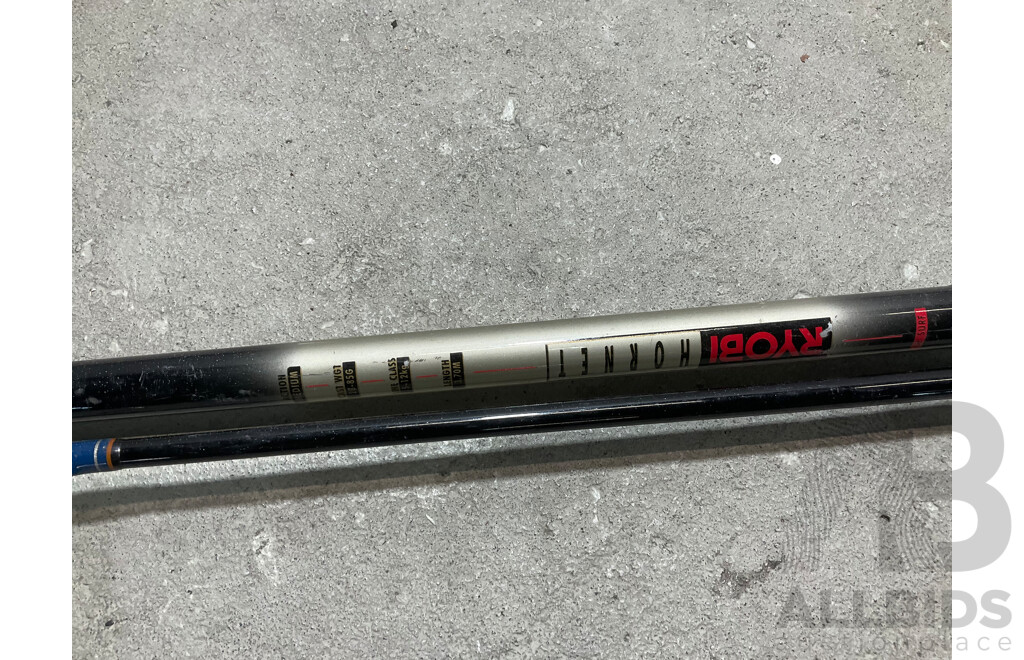 Assorted  Fishing Rods and Case - Lot of 6