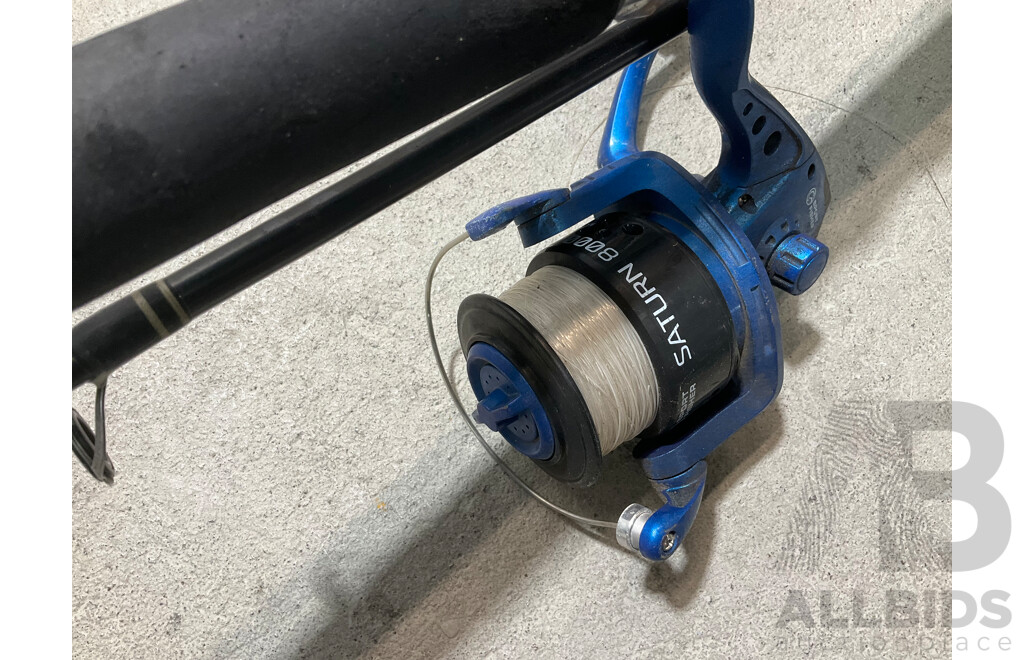 Assorted  Fishing Rods and Case - Lot of 6