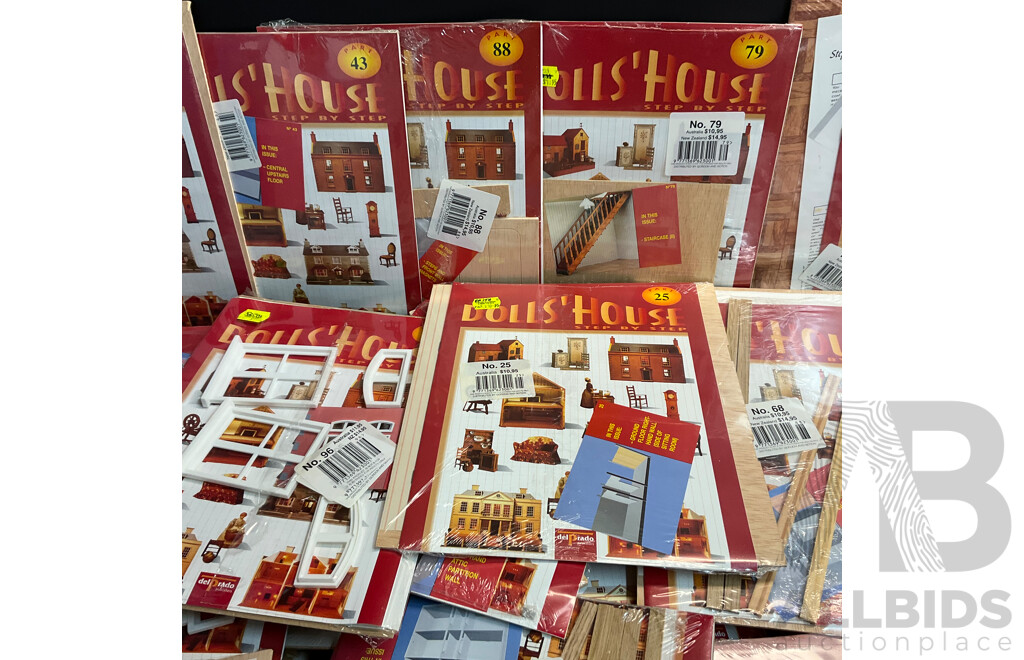 Bulk Buy - Vintage Del Prado Dolls House 1990's Parts - Lot of 63