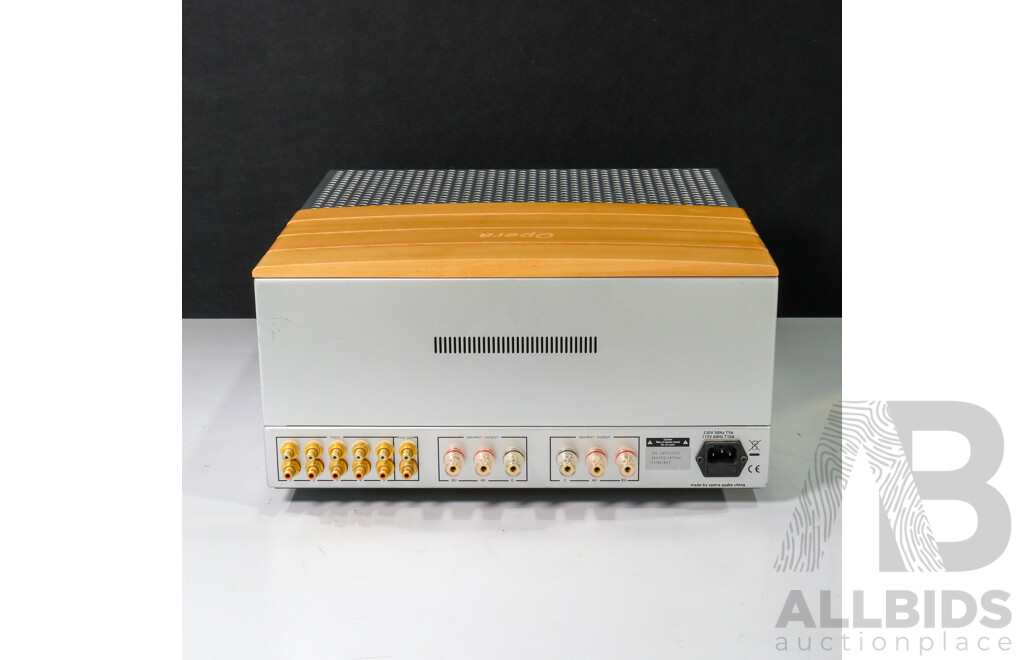 Opera Consonance Cyber 880I Vacuum Tube Integrated Amplifier