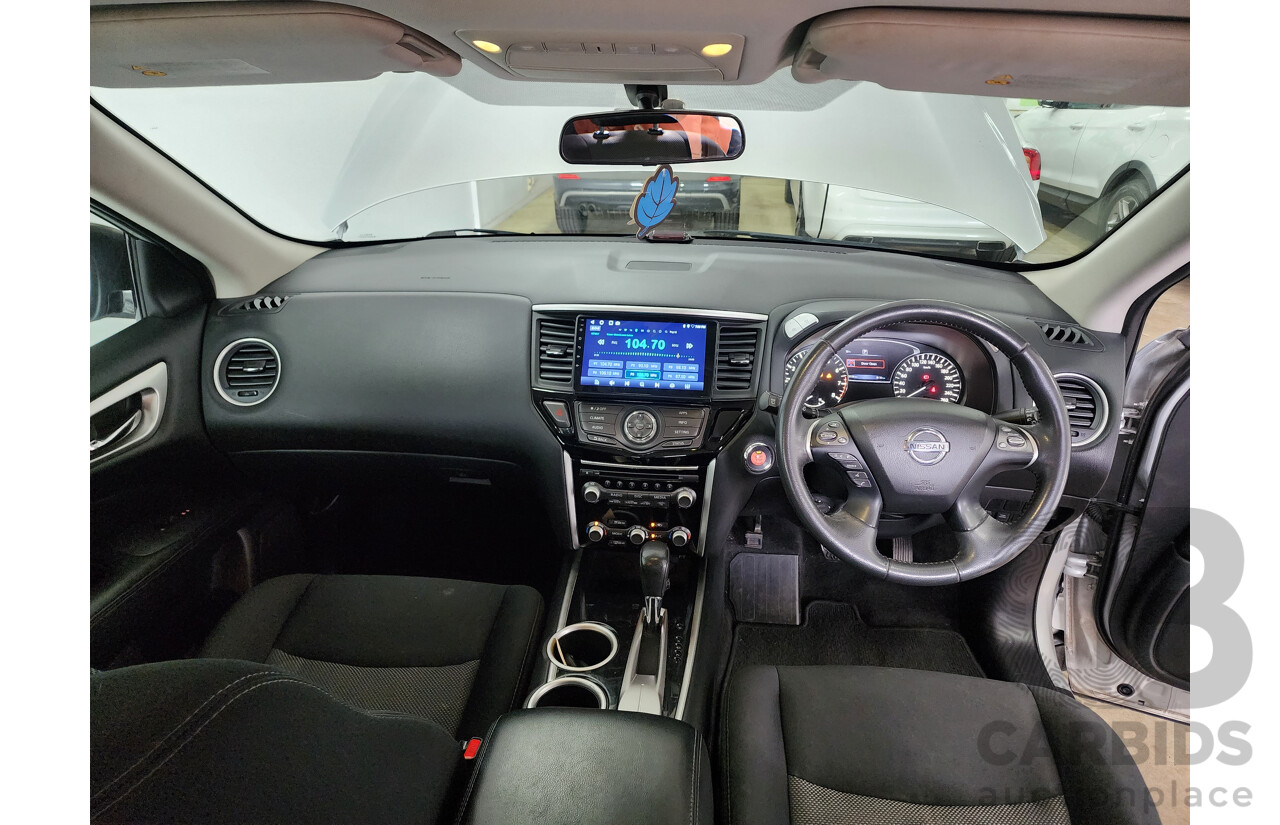 2/2018 Nissan Pathfinder ST (4x2) R52 MY17 series 4d Wagon Silver 3.5L