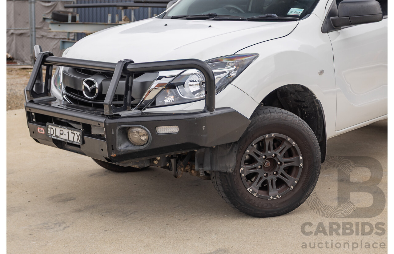 01/2017 Mazda BT-50 XT (4x4) MY16 Freestyle C/Chas White Turbo Diesel 3.2L