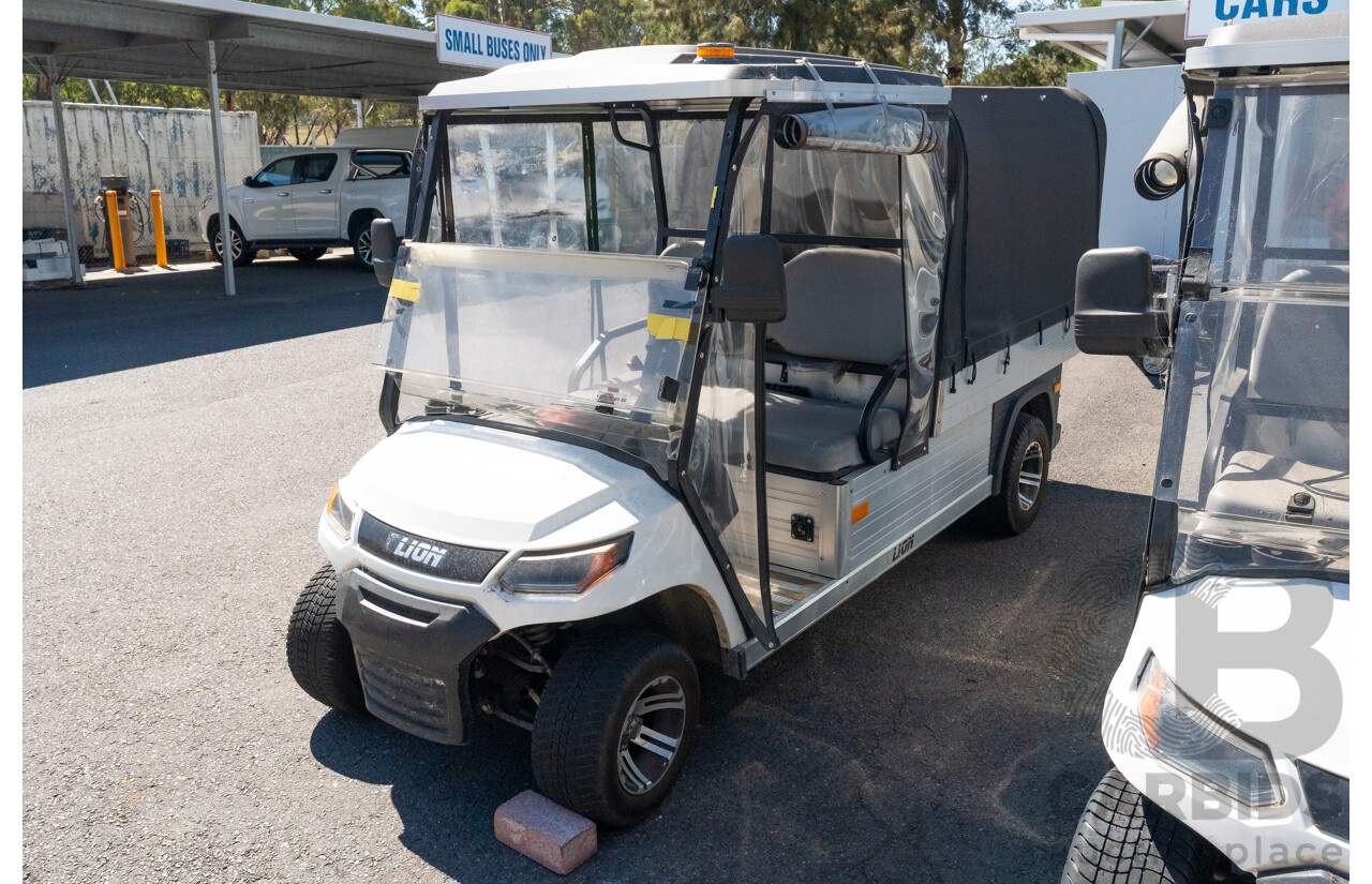 08/2020 Lion Carrymax A827H8 Utility Electric Cart 2-Seater - 4kw