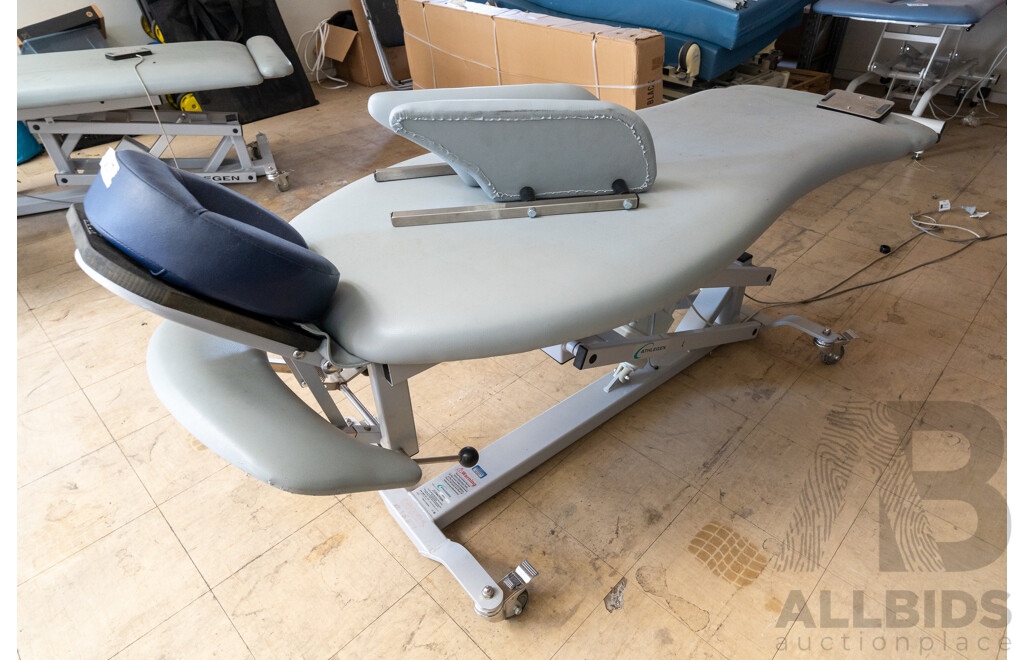 Athlegen Electric Body Work Table Grey
