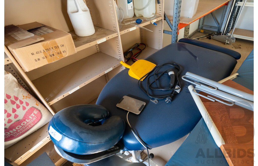 Athlegen Electric Body Work Table Blue